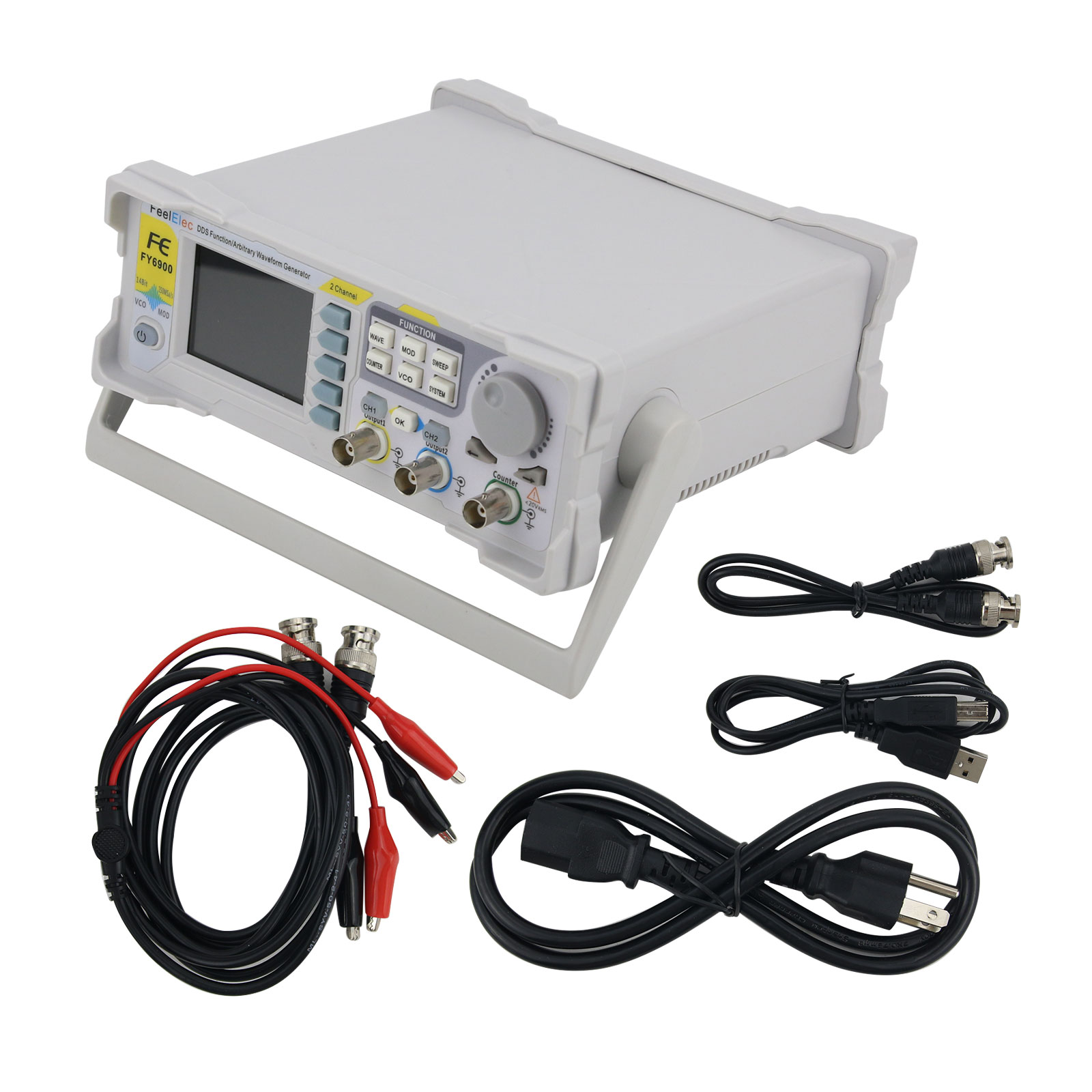 Function Arbitrary Waveform Generator - FY6900-50M 50MHz 2チャンネル機能付き任意波形発生器 パルス信号周波数カウンター