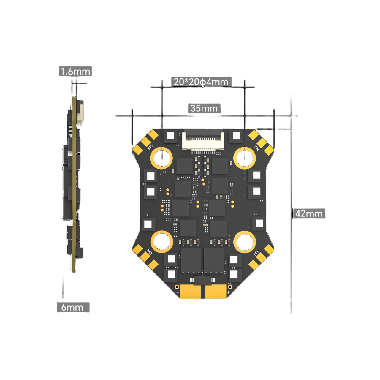 IFlight Borg Mini F7 スタック（Borg - Fpv Flight Controller F7 Stack 60A のレビューと価格