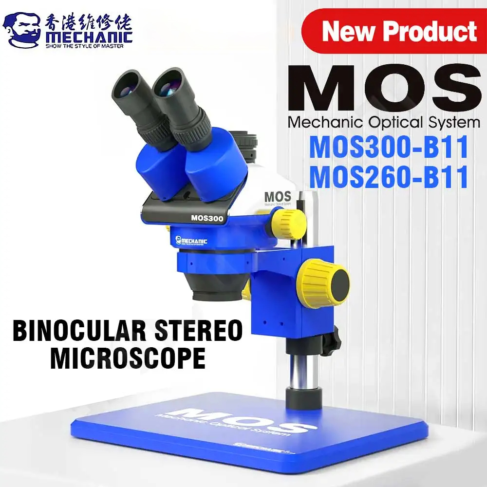 MECHANIC MOS260-B11/MOS300-B11 - Stereo Trinocular Microscope Pcb のレビューと価格