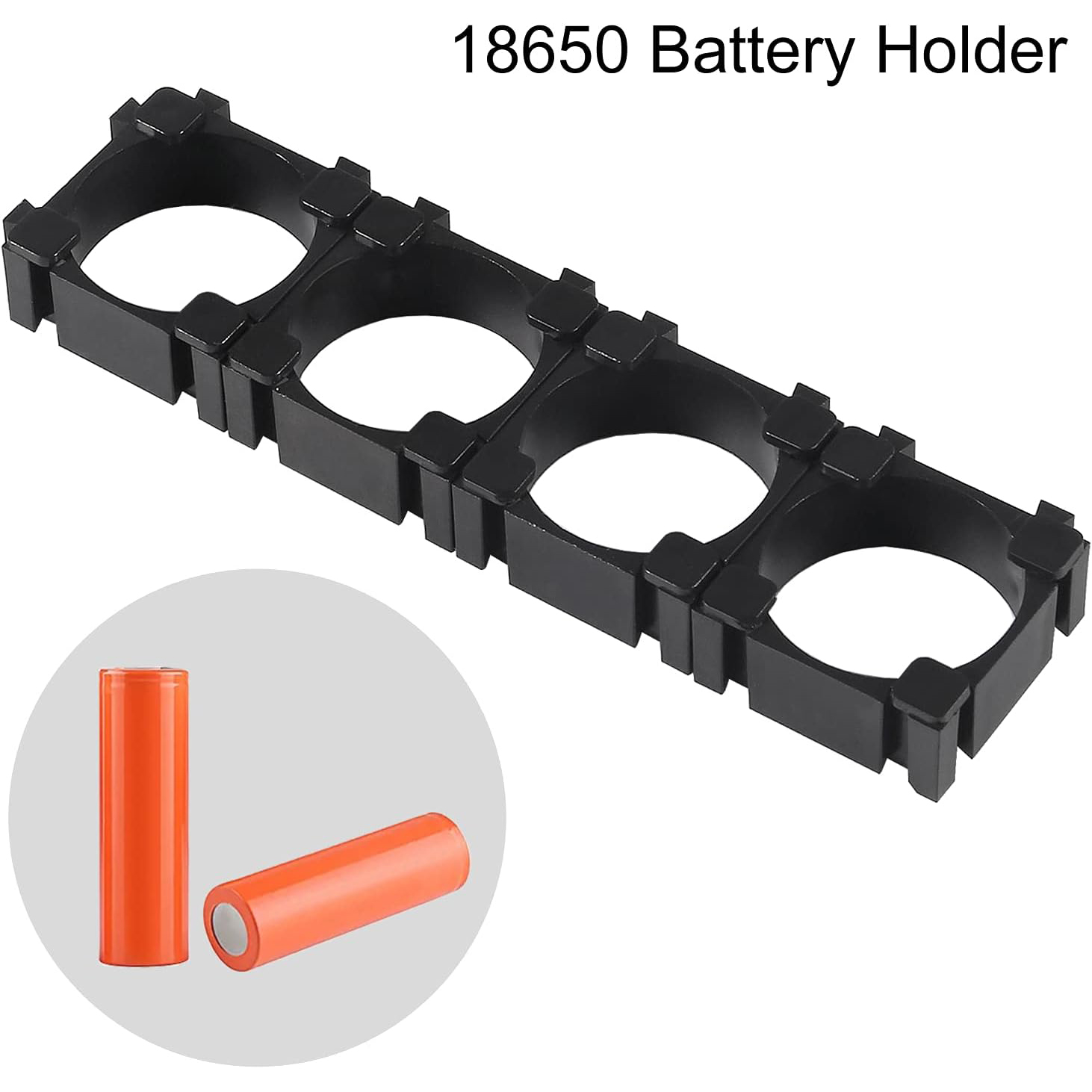 100個 18650バッテリーホルダー バヨネット式接続ブラ - Spot Welder 18650 Battery Pack のレビューと価格
