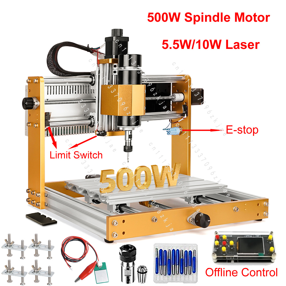 オフライン式アルミニウム製ミニCNCルーター3018、レーザ - Mini Laser Engraver Cnc Router のレビューと価格